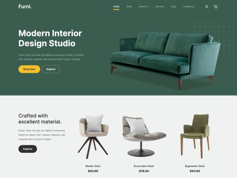 Furniture Website